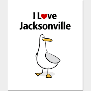 I Love Jacksonville Posters and Art